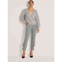 MADELEINE Strickjacke Elegante Strickjacke mit Ajour-Muster Jacke mit V-Ausschnitt, Knopfleiste und Langarm