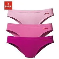 s.Oliver Bikinislip (3er-Pack) aus elastischer Baumwoll-Qualität