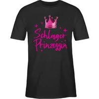 Shirtracer T-Shirt Schlager Prinzessin - Konzert Volksmusik Schlagerparty Schlager Party Outfit