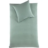 soma Bettwäsche Set Musselin 135x200 Baumwolle Pastell Matcha grün Winter Herbst Sale, Baumwolle, 2 teilig, Geschenkidee atmungsaktiv weich sale Reißverschluss Partner Sommer