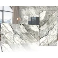 IKHEMalarka Wandpaneel Marmoroptik – Hochwertige PVC Wandverkleidung, BxL: 60x120 cm, 0,72 qm, (0,72m², 1 Stück) Alternative zu Fliesen & Marmor