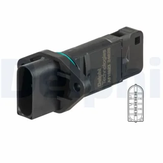Delphi Luftmassenmesser Mercedes A-Klasse Vaneo 1,7