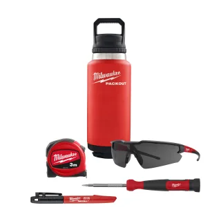 Milwaukee Promo-Set mit PACKOUT Isolierflasche 5-teilig - 4932499152