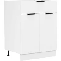 VCM Unterschrank Küchenschrank B60 cm Unterschrank Schublade Fasola (1-St) VCM Küchenunterschrank Fasola 82x60x46 cm Holzwerkstoff