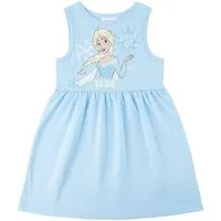Disney Frozen Sommerkleid Kleid Kinder Baumwollkleid Freizeitkleid Mädchen (Packung)