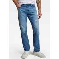 G-STAR Straight-Jeans Mosa Straight mit hellen Nähten