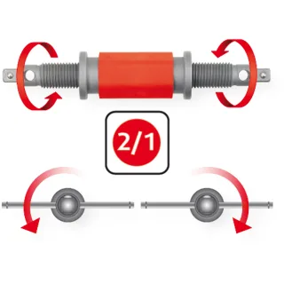 KS Tools Universal Bremskolben-Rückstell-Werkzeug-Satz, 8-tlg - 150.2440