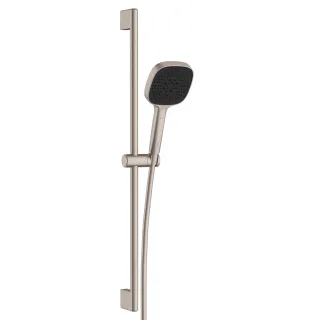 VitrA Core Square Handbrause-Set mit Wandstange und Abgang G 1/2" Nickel gebürstet,A4591734EXP A4591734EXP