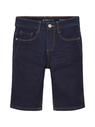 Tom Tailor - TTALEXA SLIM Jeansshorts rinsed blue denim - Gr. - 27