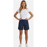 U.S. Polo Assn. Shorts USOolivia Damen Leinenshorts – Shorts luftig mit Taschen und Leinenmix Leichte Sommer Shorts aus Leinenmix mit bequemer Passform