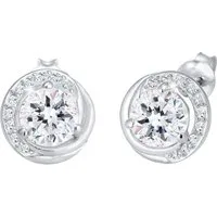 Elli Paar Ohrstecker Schmuck Geschenk Silber 925 Ohrringe, mit Glasstein