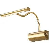 TRIO Leuchten LED Bilderleuchte, Dimmfunktion, LED fest integriert, Über Drehdimmer stufenlos dimmbar, Warmweiß, Wandleuchte zur gezielten Bilder-Beleuchtung mit Flex-Arm, Breite 18cm