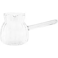 Almina Kaffeekanne Luana El Chico, 0,4 l, (1-St), aus Glas, 400 ml, Cezve für türkischen Kaffee