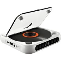 Athlix Tragbarer Bluetooth CD-Player für CD, CD-R, CD-RW, MP3 und WMA CD-Player (Wiedergabe per Bluetooth, USB oder TF-Karte)