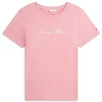 Tommy Hilfiger Kurzarmshirt SCRIPT REG C-NK SS T-SHIRT Baumwolle