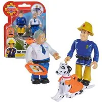Feuerwehrmann Sam Spielfigur Sam, Steele, Radar Spiel-Figuren Set Feuerwehrmann Sam Simba