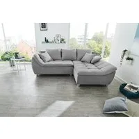 Jockenhöfer Gruppe Ecksofa Genua L-Form, B: 250 cm, mit 2 Zierkissen