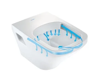 Duravit DuraStyle Wand WC Weiß Hochglanz 540 mm - 2538092000 2538092000