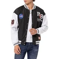 RedBridge Collegejacke im sportlichen Varsity-Look Baseballjacke Lässiger Oversized-Schnitt