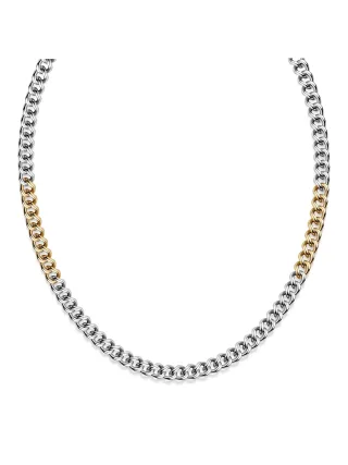 Zeeme Stainless Steel Kette Edelstahl 2-farbig