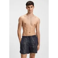 HUGO Badeshorts Jose elastischer Bund, bedruckt, schnelltrocknend