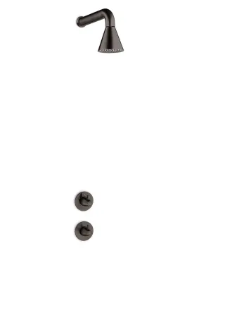 JEE-O cone 01 Wand-Duschkombination mit Thermostat, gun metal, 900-6416 900-6416
