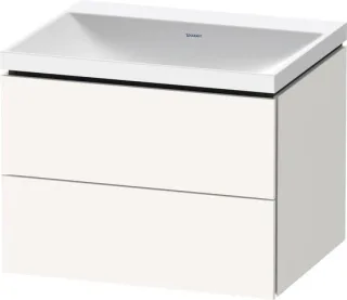 Duravit L-Cube c-shaped Set wandhängend Weiß Supermatt 600x480x480 mm - LC6950N84840000 LC6950N84840000