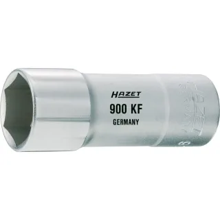 HAZET Zündkerzen Steckschlüsseleinsatz Vierkant 12,5 mm (1/2 Zoll) Außen Sechskant Profil 20.8 mm 13 - 900KF