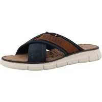 Mustang Shoes Emiliano Pantolette Sommerschuh, Schlupfschuh mit Logoschriftzug