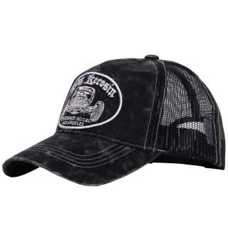 King Kerosin Herren KING KEROSIN Trucker Cap mit Stickerei in der Front und Enzymwash Speedshop SoCal