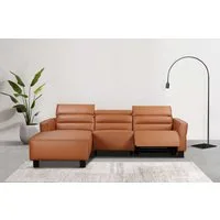 OTTO home Ecksofa Carpari, L-Form, 263 cm, manuelle o. elektrische Relaxfunktion, USB A/C und Kopfteilverstellung