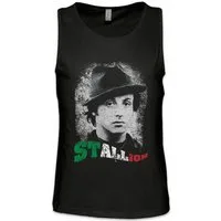 Urban Backwoods Tanktop Stallion Ärmelloses T-Shirt Rocky Sylvester Boxer Boxing Italian Kult Movie Film Balboa