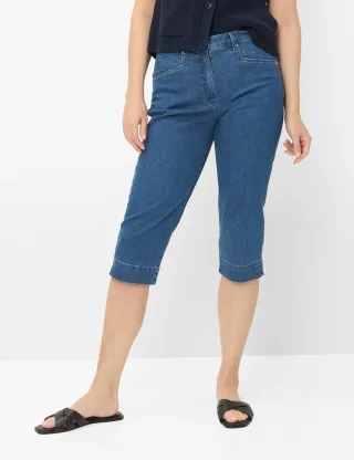 Raphaela by Brax Damen Jeans Style CAREN CAPRI, hellblau, Gr. 52K