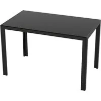 COSTWAY Esstisch (1-St), Glas, quadratischer Küchentisch für 4 Personen