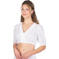 Berwin & Wolff Dirndlbluse Dirndlbluse - RIVANNA - weiß