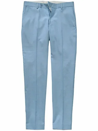 Mey & Edlich Herren Wolke-Sieben-Anzughose Blau 72 % Wolle, 22 % Seide, 6 % Leinen