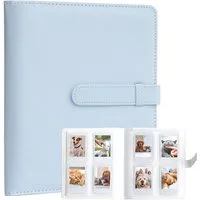 TUWENA Fotoalbum Fotoalbum mit 256 Taschen für Fujifilm Instax Film Polaroid Fotos