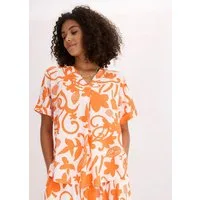 bonprix Tunika mit floralem Druck, aus fließender Viskose