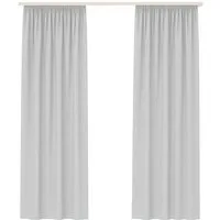 Bestlivings Gardine "Ellen" mit Universalband (2 St), Kräuselband, blickdicht, in moderner Satin-Optik, einfarbig, modern, waschbar bei 30°C