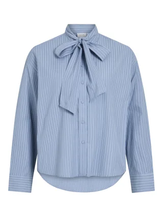 VILA - VIJURY LS SHIRT Blue Shadow - Gr. - 38