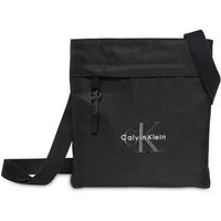 Calvin Klein Umhängetasche BOLD FLATPACK, Crossbody Bag, Herren Schultertasche, Minibag mit CK-Logo