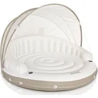 Intex Badeinsel Intex Schwimmliege Lounge Canopy Island 199cm x 150cm 58292EU