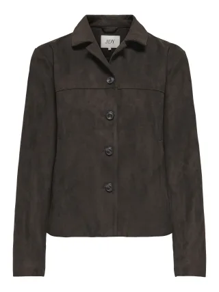 JDY - JDYNICO FAUX SUEDE JACKET OTW SGO NOOS Chocolate Torte - Gr. - XL