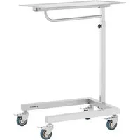 Steinberg Systems Regalwagen Instrumententisch 60 x 40cm Beistelltisch höhenverstellbar Edelstahl