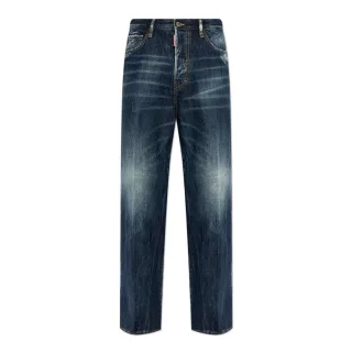Dsquared2 Be Cool Be Nice Wash Loose Jeans Navy Blue