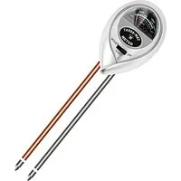 Bolwins Bodenfeuchtesensor L43C Boden Tester Kit Messgerät Pflanze Blumen PH Feuchtigkeit 3in1, (3-in-1 Bodenmessgerät Set, 1-tlg., Feuchte/pH/Licht), Batterielos, Analoganzeige, Wasserdicht, Tragbar