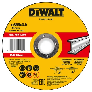 DEWALT High Performance Trennscheibe Metall ø 255mm - DWA8011RIA-AE
