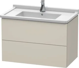 Duravit L-Cube Waschtischunterbau wandhängend Taupe Matt 820x469x558 mm - LC626509191 LC626509191