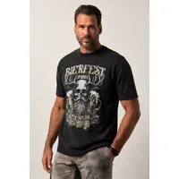 JP1880 T-Shirt T-Shirt Tracht Halbarm Rundhals Print