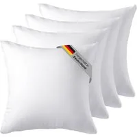 LIVINA HOME Schlafkissen Premium Kopfkissen, Kissen, Bezug: 100% Baumwolle, Deluxe Komfort, Füllung: Bezug: 100% Premium Baumwolle, Füllung: 100% Premium Polyester, Seitenschläfer, Rückenschläfer, Bauchschläfer, 1, 2 oder 4-tlg. erhältlich, Kopfkisse